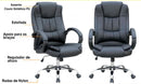 CADEIRA ESCRITÓRIO PRESIDENTE FOX OFFICE C300 Preto